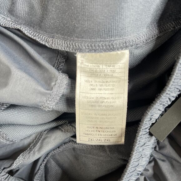 Adidas Track Pants Men 2XL Gray Zip Ankles Joggers Performance Training Athletic - Picture 14 of 15